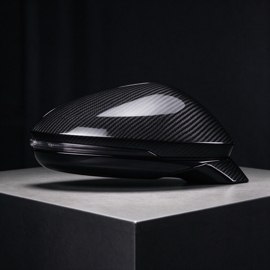 Carbon fiber mirror cover